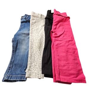 Stylish Kids Bottoms Set - Blue, Gray, Black, Pink